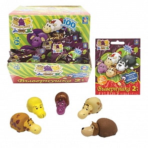 Игрушка-вывернушка 2 в 1 в непрозрачной упаковке (сюрприз) (1Toy, Т10871)