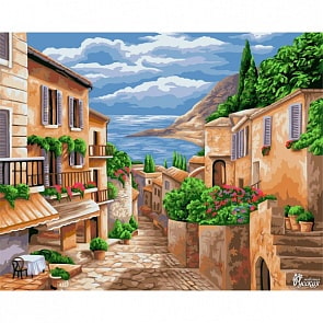 Рисование по номерам на холсте – Ривьера, 40 х 50 (Фабрика Творчества, A128)