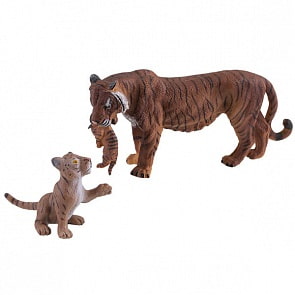 Фигурка - Тигрица с тигрятами (Игрики ZOO, TAV005_4)