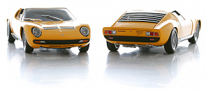 Машинка Lamborghini Miura, масштаб 1:18 (Welly, 18017)