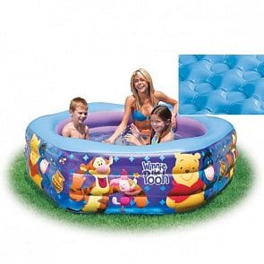 Бассейн Disney - Винни Пух, 6-угольный, 3 кольца (Intex, 57494sim)