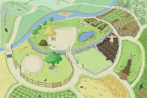 Игровой коврик - Ферма (Le Toy Van, TV587)