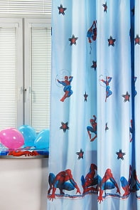 Портьера детская - Spider-Man, голубой (ТАС, GS0468)