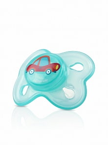 Соска-пустышка силиконовая 6-18 м (Nuby, ID5797MFSM)