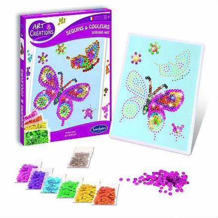 Набор для детского творчества - Блестящие бабочки 