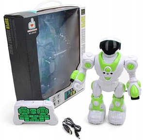 Робот на р/у, ИК-управление, 21 каналов, свет и звук (Наша игрушка, HT9937-1)