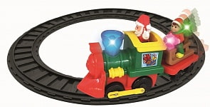 Развивающий центр - Новогодний поезд, свет и звук (Kiddieland, KID 056770)