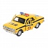 Машина Полиция Газ-2401 Волга 12 см желтая со светом и звуком металлическая инерционная  - миниатюра №3