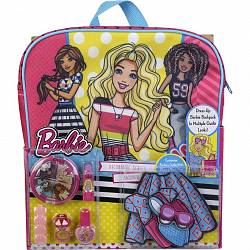 Игровой набор детской декоративной косметики - Barbie с рюкзаком (Markwins, 9709351) - миниатюра