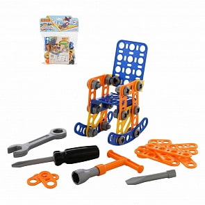 Конструктор – Изобретатель - Кресло-качалка №1, 58 элементов, в пакете (Полесье, 55088)