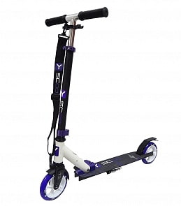 Двухколесный самокат City 145 Hong Kong violet+white Y-Scoo, 4420RT