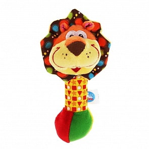 Текстильная игрушка-погремушка со звуком - Лев (Умка, RSD-L)