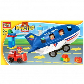 Конструктор Город Мастеров – Мастер Малыш: Аэропорт, 37 деталей (Город Мастеров, GK-1011-Rsim)