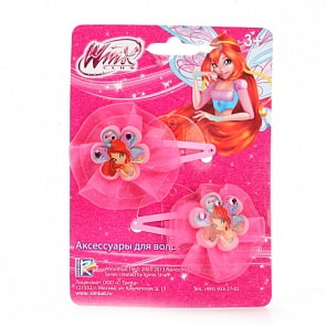 Набор из 2 заколок для волос «Винкс» (Играем вместе, HC-WX-03sim)