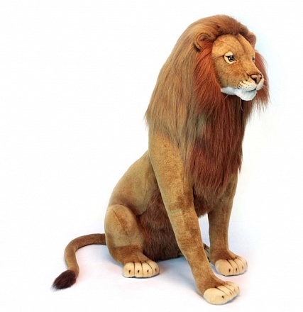 Мягкая игрушка Лев сидящий, 76 см 