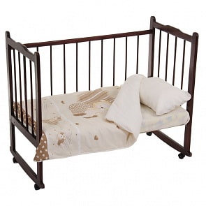 Постельное белье Мишутка, 3 предмета, цвет – бежевый (Золотой Гусь, 2103-z)