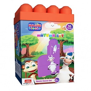 Конструктор - Волшебные детали – Животные, 16 предметов (Terides, Т6-076)