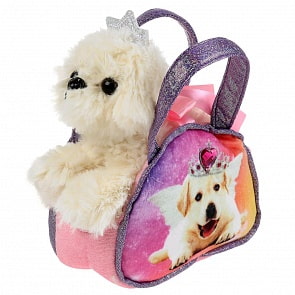 Мягкая игрушка Чихуахуа в модной сумочке 16 см (Мой питомец, CT-AD191178-19A)