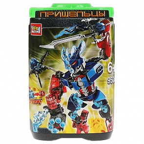 Конструктор Пришелец, 63 детали в банке (Город мастеров, 9505-KS)