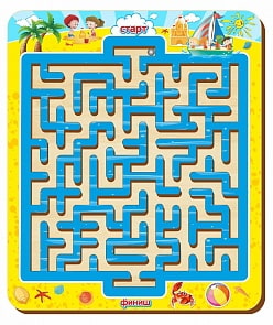 Деревянный лабиринт с шариками, большой (Сибирский Сувенир, 018201)