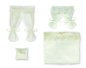 Набор текстиля для дома - Одним прекрасным утром™ - Ванильный коктейль, шторы, покрывало для кровати, подушки (ЯиГрушка, 59645-2st)