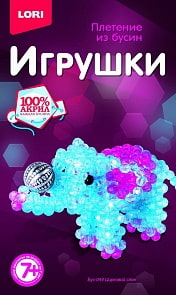 Набор для творчества - Плетение из бусин - Цирковой слон (Лори, Бус-044)
