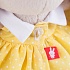 Мягкая игрушка – Зайка Ми в желтом платье в горошек, малыш, 15 см  - миниатюра №2