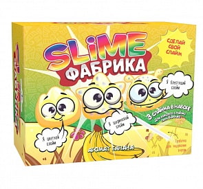 Набор для опытов и экспериментов Юный химик - Слайм фабрика - Банан (Висма, 516пл)