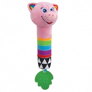 Погремушка-пищалка Поросенок с прорезывателем (Умка, RS-P)