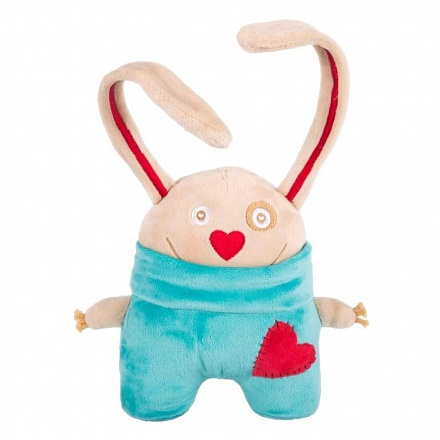 Мягкая игрушка – Заяц Я влюбленный, 15 см 