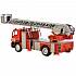 Металлическая машинка – Пожарная, 1:64, длина 15 см., подвижные элементы  - миниатюра №2