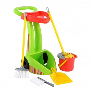 Набор Чистюля-2 6 элементов, в сеточке (Полесье, 70265)