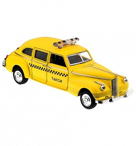 Инерционная металлическая машина - ЗИС-110 Такси, 1:43 (Play smart, Р41143)