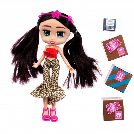 Кукла из серии Boxy Girls – Hannah, 20 см. с аксессуарами в 4-х коробочках 