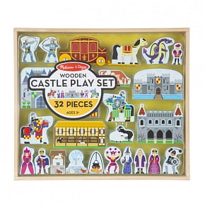 Классические игрушки – Фигурки: Деревянный замок (Melissa&Doug, 979_md)