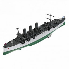 Модель Крейсер Аврора 21 см свет-звук подвижные детали инерционная металлическая (Технопарк, AVRORA-23SL-GY)