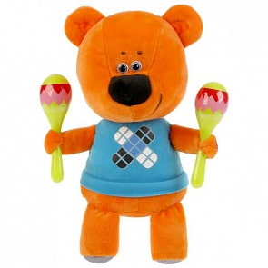 Игрушка мягкая Кеша с маракасами Ми-ми-мишки 22 см поет и танцует (Мульти-Пульти, HTJ2054)