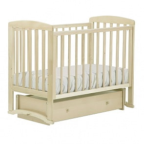 Кровать детская Лель АБ 16 Ромашка маятник универсальный, слоновая кость (Лель, LIEL-АБ 16_слоновая кость)