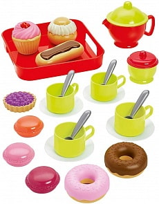 Детский чайный набор с выпечкой (Ecoiffier, ECO2612)