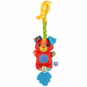 Текстильная игрушка подвеска с клипсой - Собачка (Умка, RPHT-D4)