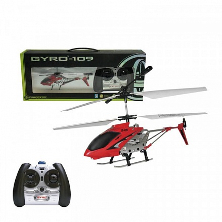 Вертолет с гироскопом Gyro-109 с инфракрасным пультом, 3 канала, 18,5 см, USB-зарядка  