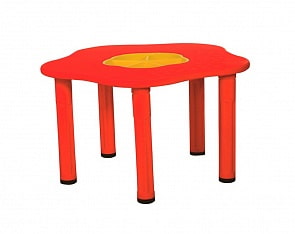 Детский столик - Сэнди с системой хранения мелочей, цвет красный (King Kids, KK_KM1200_R)