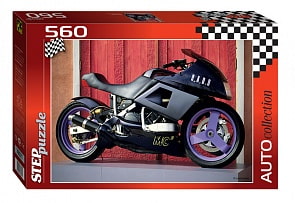 Пазл Мотоцикл, 560 элементов (Step Puzzle, 78071)