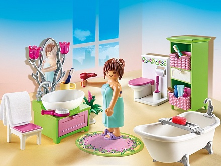 Игровой набор из серии Кукольный дом: Романтическая ванная комната 