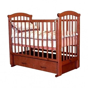 Кровать детская Красная Звезда С 625 Ирина М попер, красно-коричневый (Красная Звезда, КЗ-С 625_красно-коричневый)