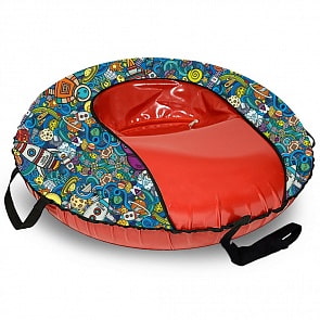 Санки надувные Тюбинг - Оксфорд Space Comfort, автокамера, диаметр 107 см. (RT, 7043rt)