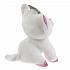Игрушка мягкая - Белая кошечка, 15 см  - миниатюра №4