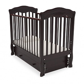 Кровать детская Гандылян К-2003-2м Шарлотта маятник универсальный, махагон (Gandylyan, GAN-К-2003-2м_махагон)