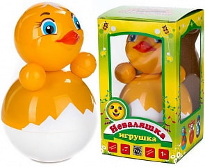 Неваляшка Цыпленок, 15 см. (Котовские неваляшки, 6с-029)