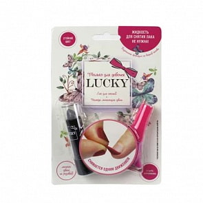 Набор детской косметики Luсky - Помада, меняющая цвет и лак цвета фуксия 133  (Luсky, Т13807)